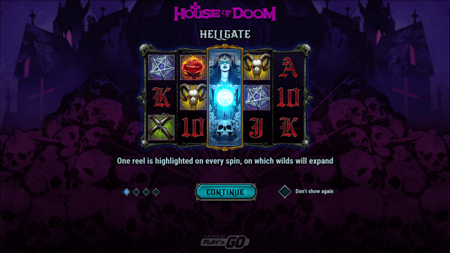 Игровой интерфейс House Of Doom 1