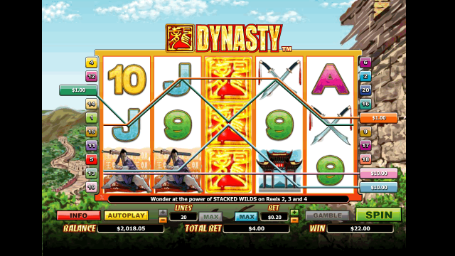 Бонусная игра Dynasty 4